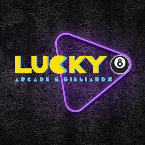 Lucky 8 Arcade & Billiards logo